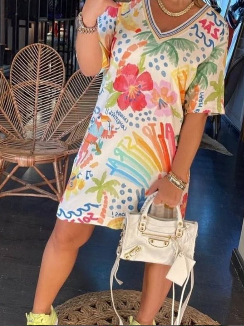 FARM Rio Good Vibes Mini dress sz XS (also fits S) NWT - Brazil Line Exclusive!